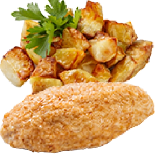 Люля -Кебаб с жареным картофелем